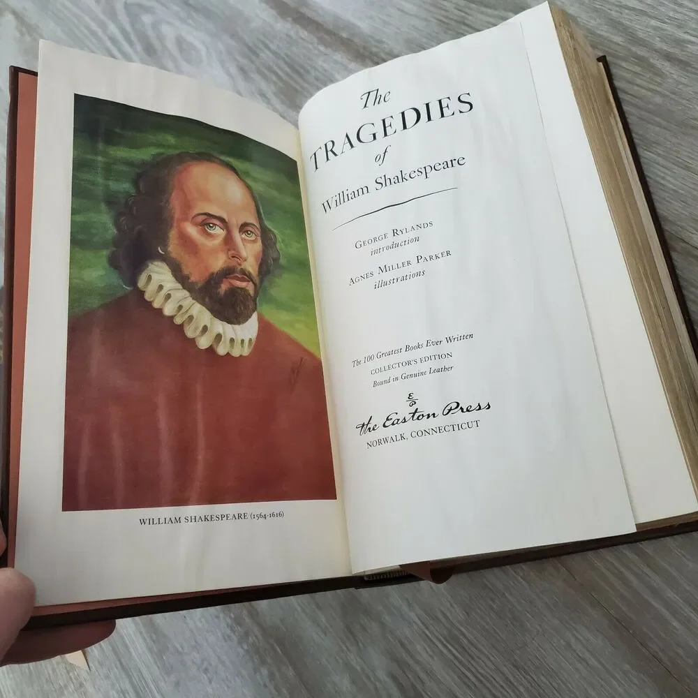 The Tragedies Shakespeare 1980 Collector's Edition Gilt Page Edges Leather Bound
